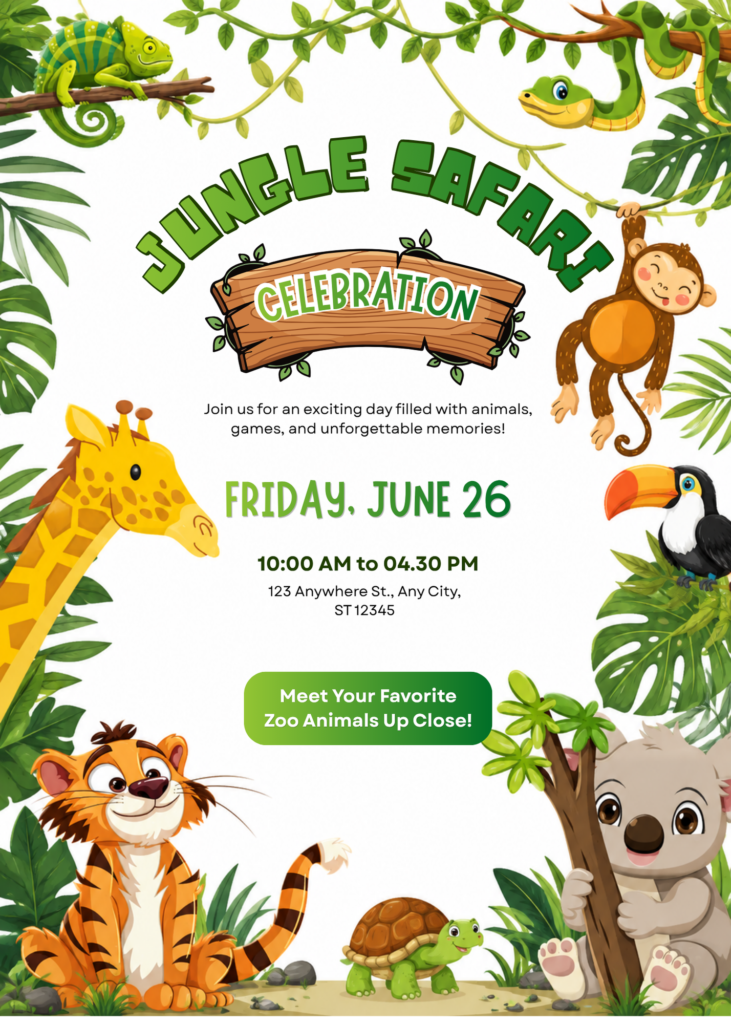 Jungle Safari Birthday