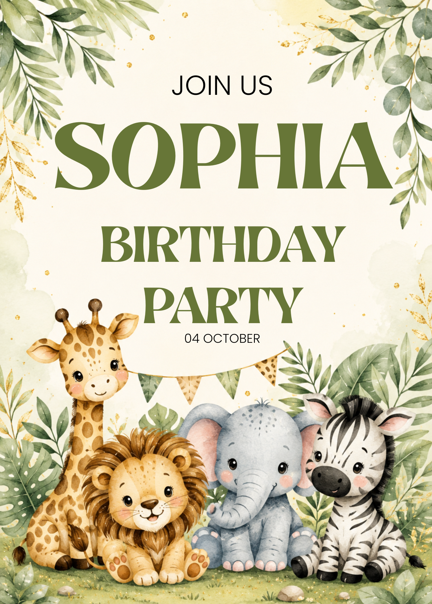 Safari Animal Parade