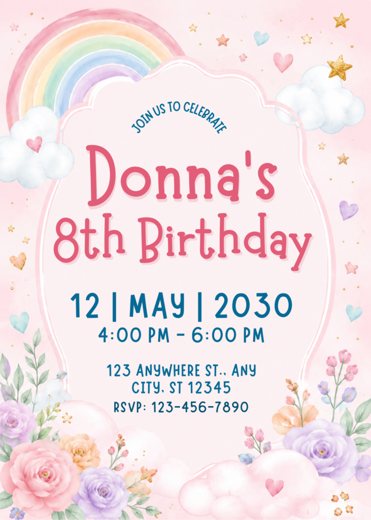 Pastel Rainbow Birthday