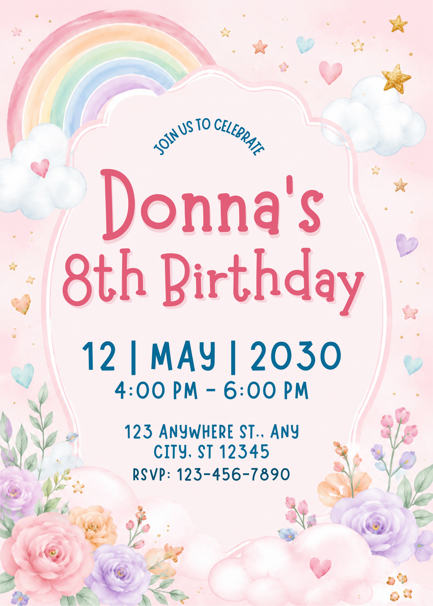 Pastel Rainbow Birthday