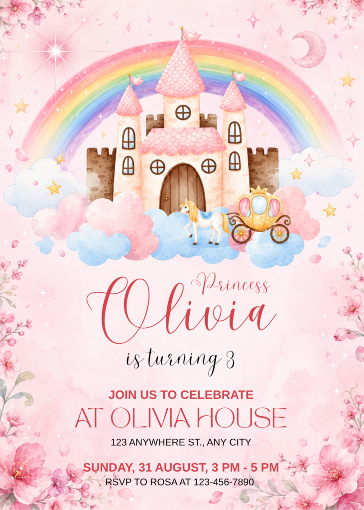 Rainbow Princess Birthday
