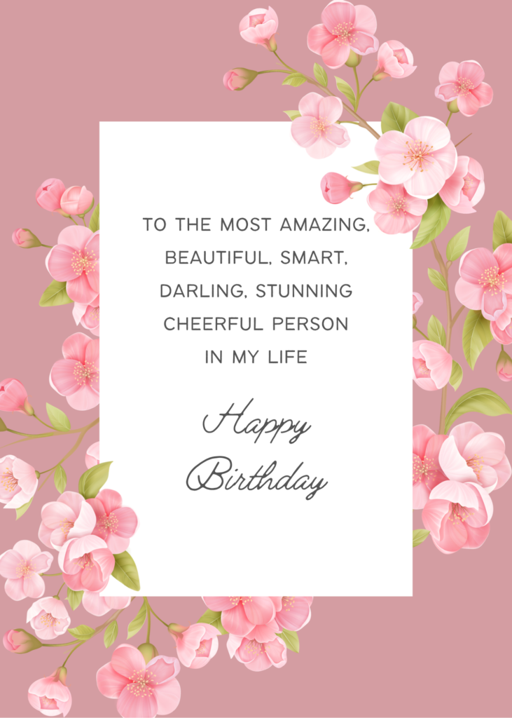 Cherry Blossom Birthday