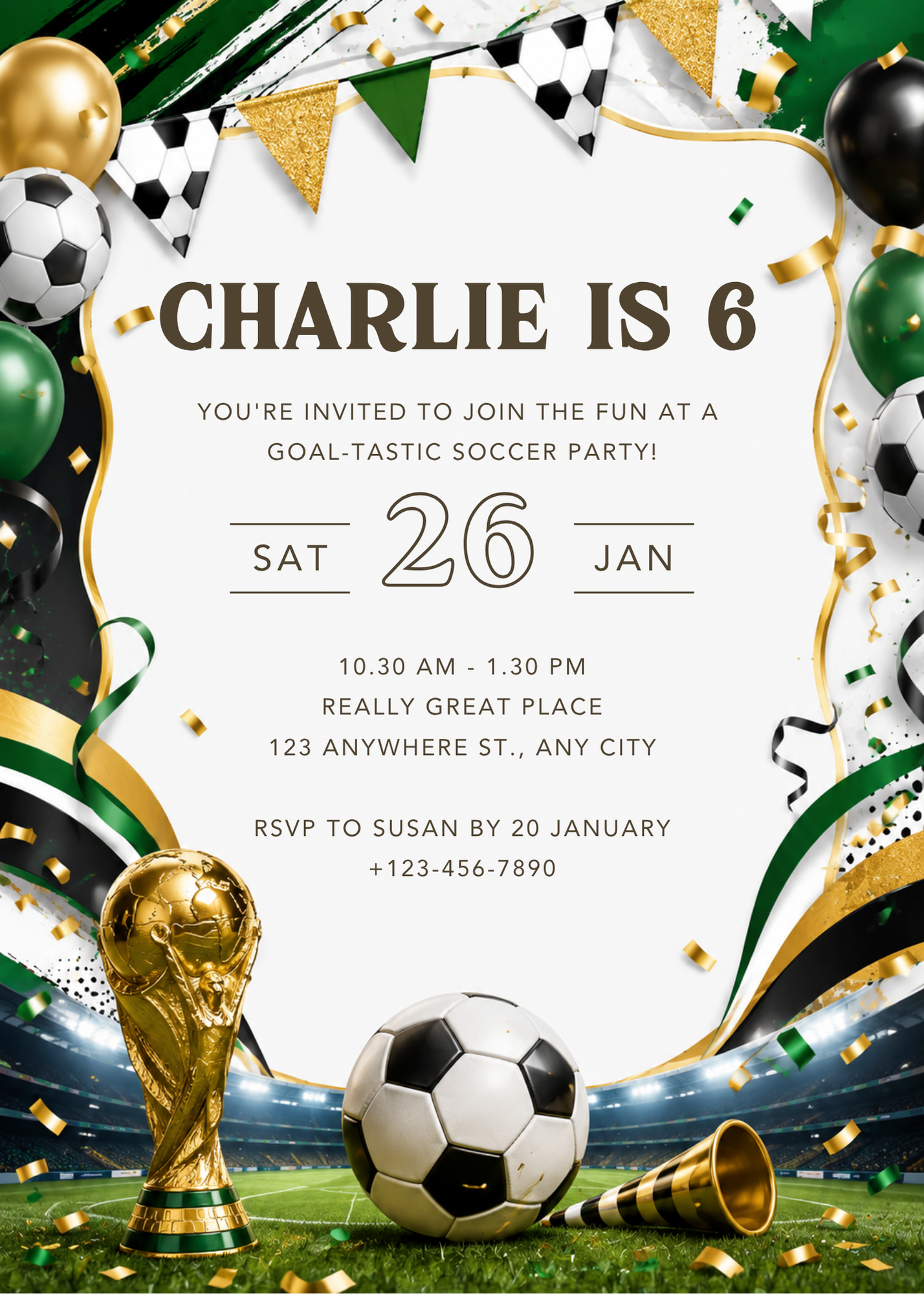 World Cup Style Birthday
