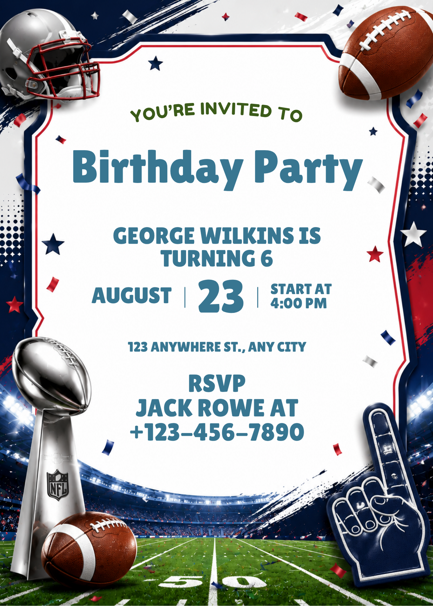 Little Quarterback birthday