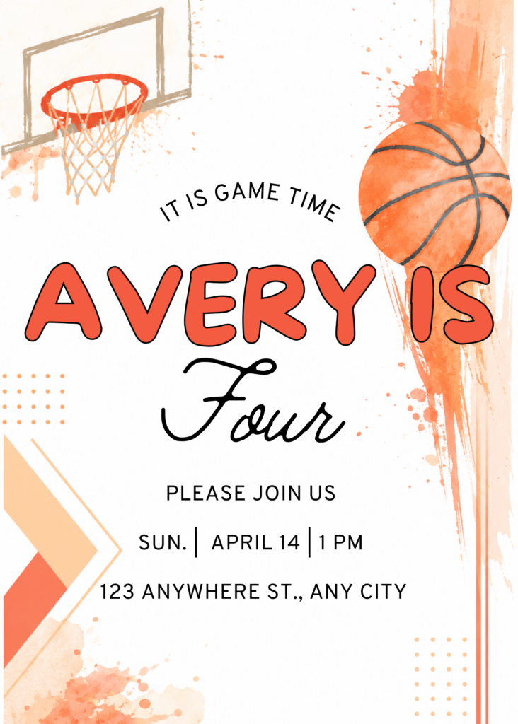 Basketball Birthday