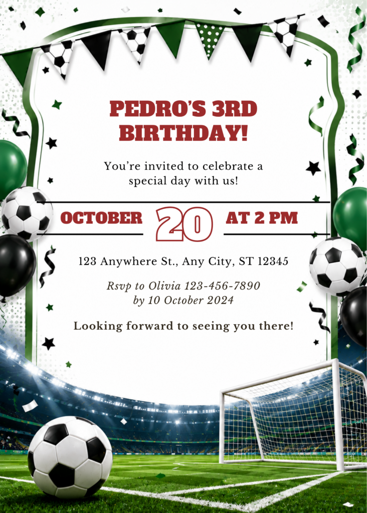 Football Field Birthday