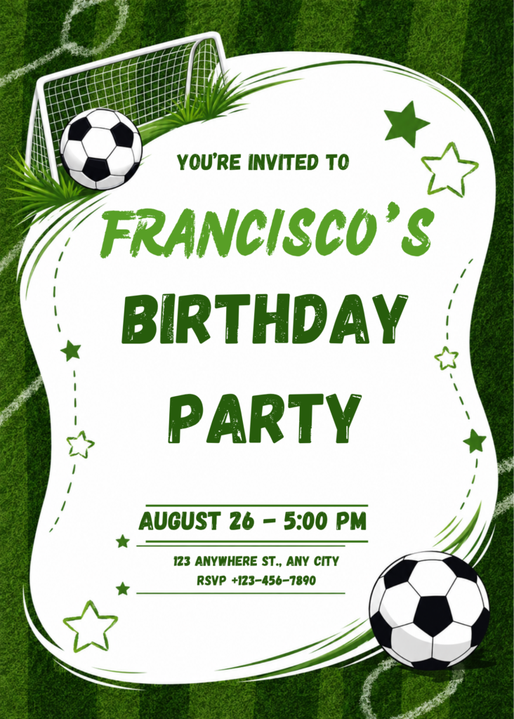 Soccer Birthday - Soccer Ball