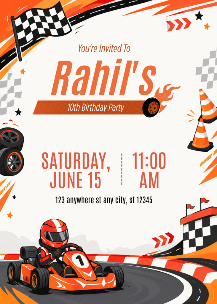 Car Racing Birtday
