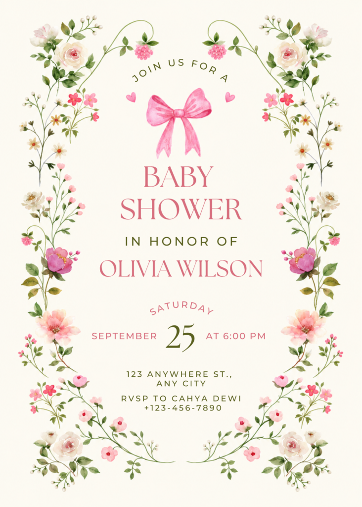 Floral Baby Shower