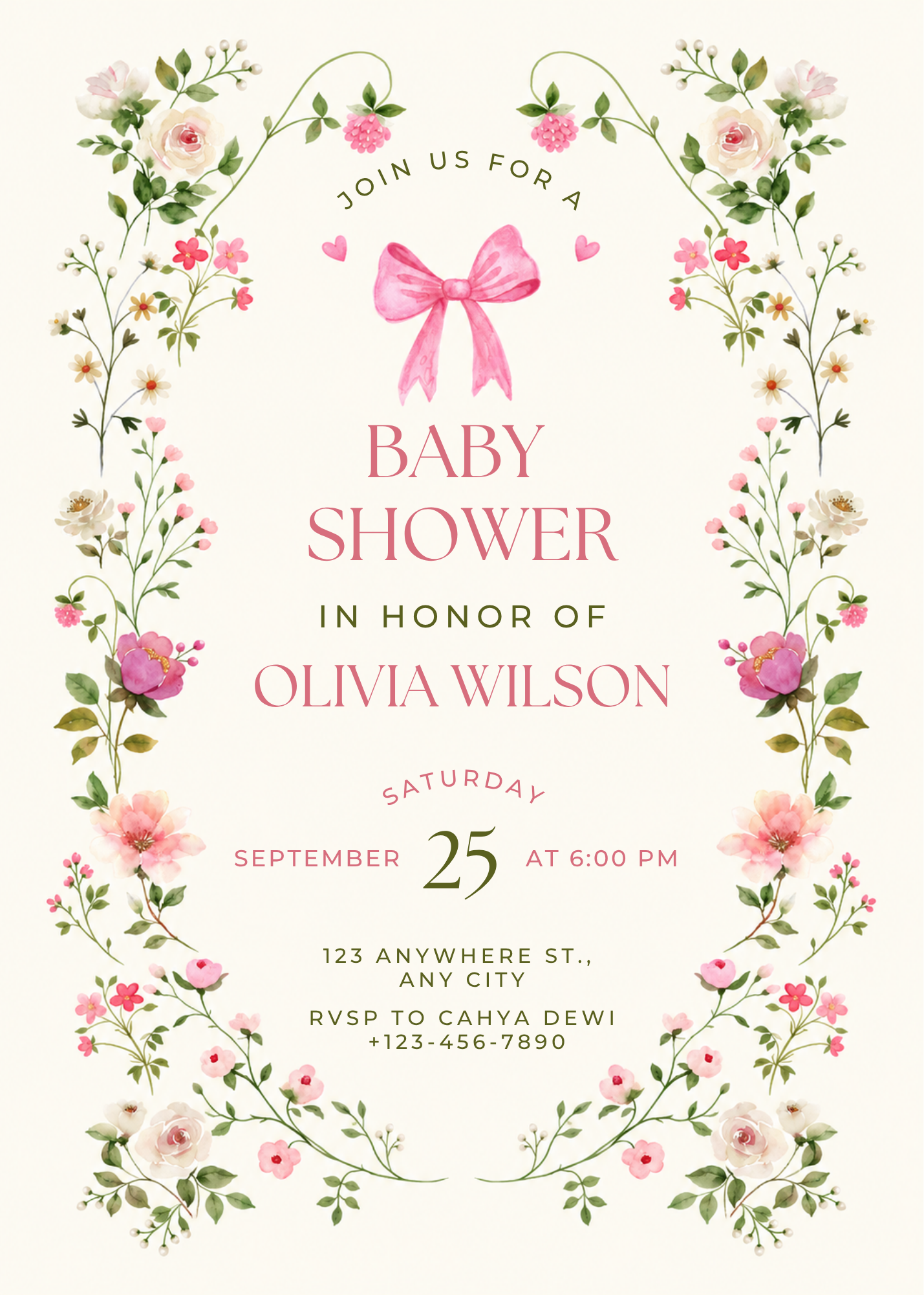 Floral Baby Shower